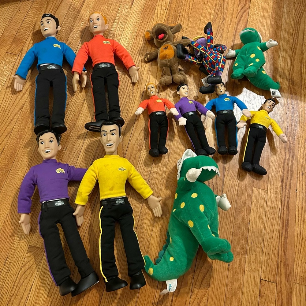 Wiggles Character Plush Toy Set